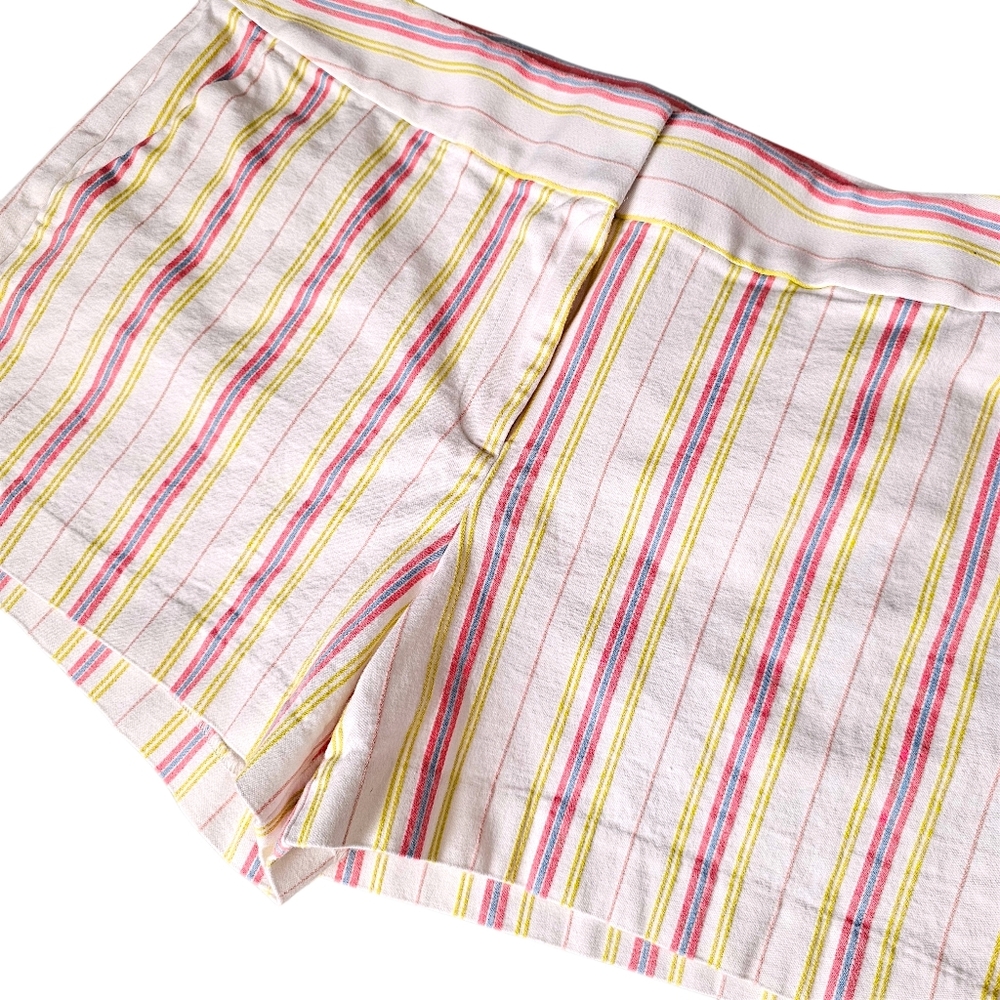 LOFT The Riviera Multicolor Striped Short - Size 12 - Picture 3 of 14